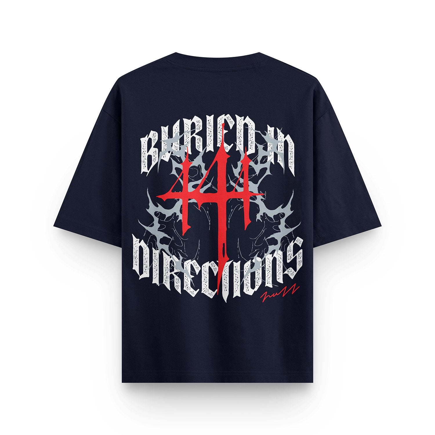 HULL 4 Directions Tee — oversized french terry graphic streetwear t-shirt
