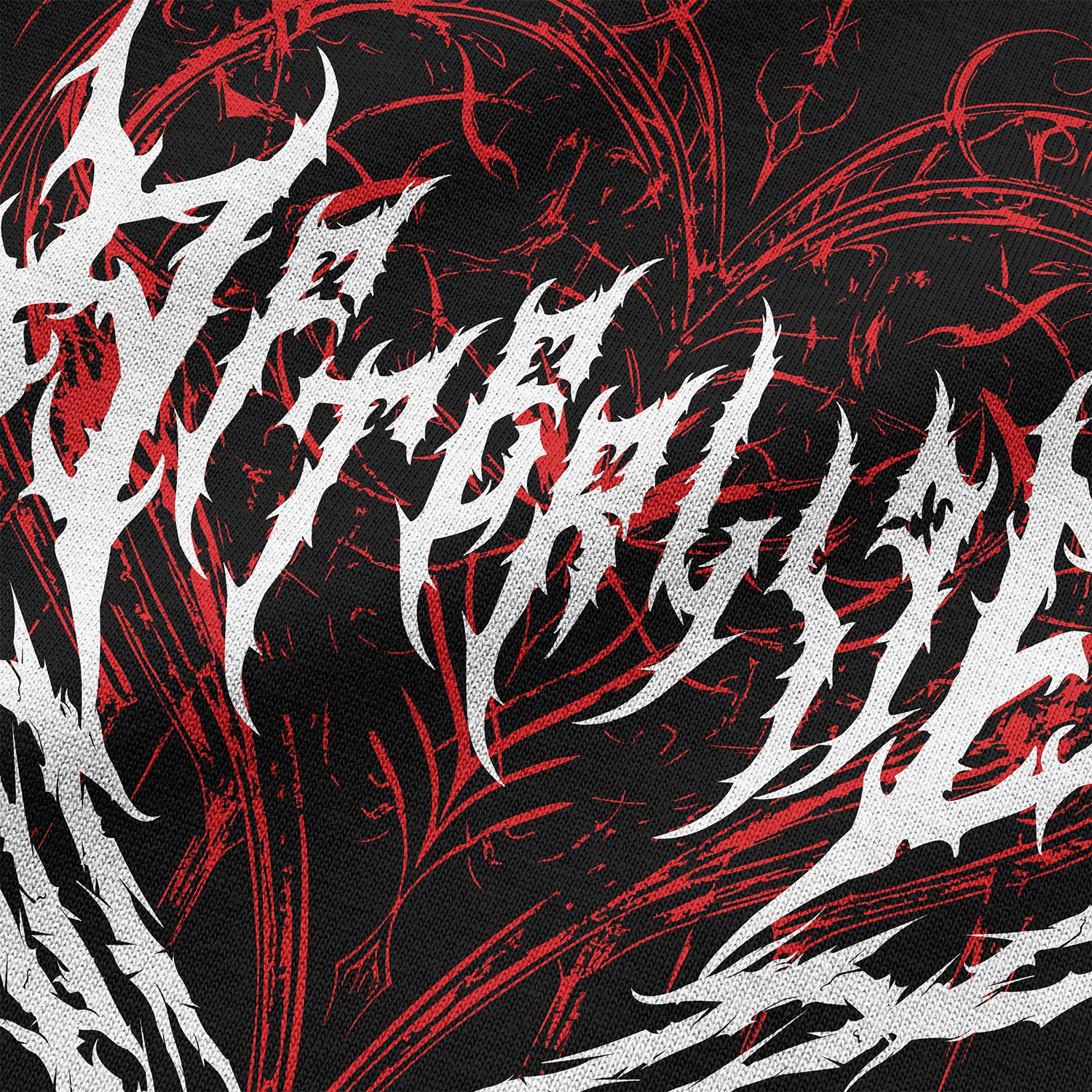 HULL AfterLife Tee — oversized french terry graphic streetwear t-shirt