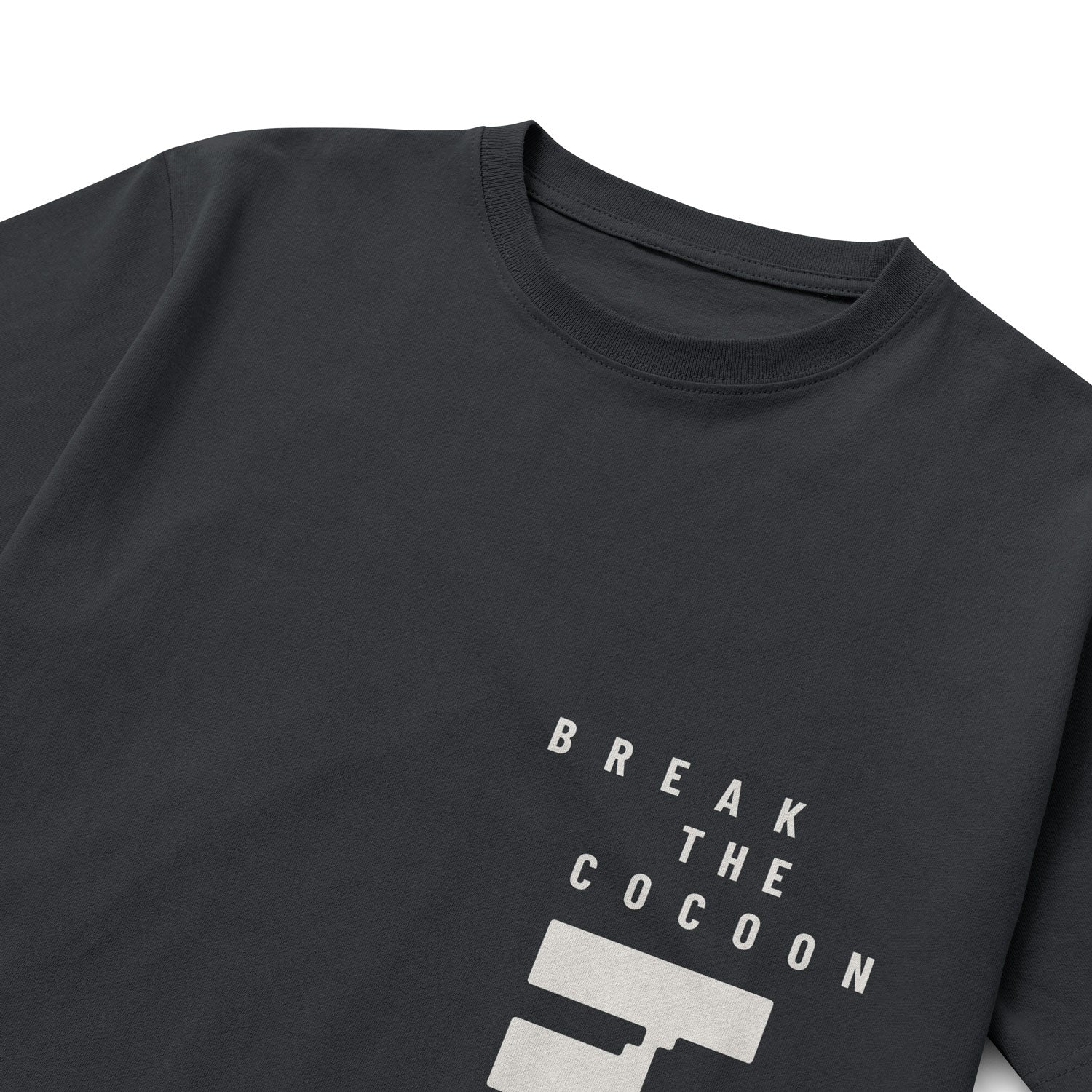 HULL Break The Cocoon Tee — relaxed fit graphic streetwear t-shirt