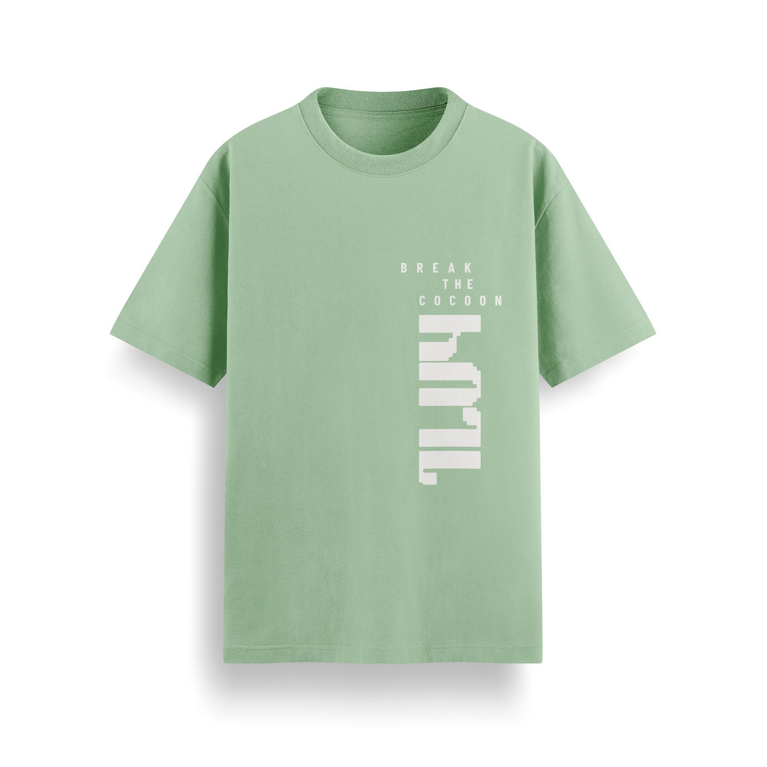 HULL Break The Cocoon Tee — relaxed fit graphic streetwear t-shirt