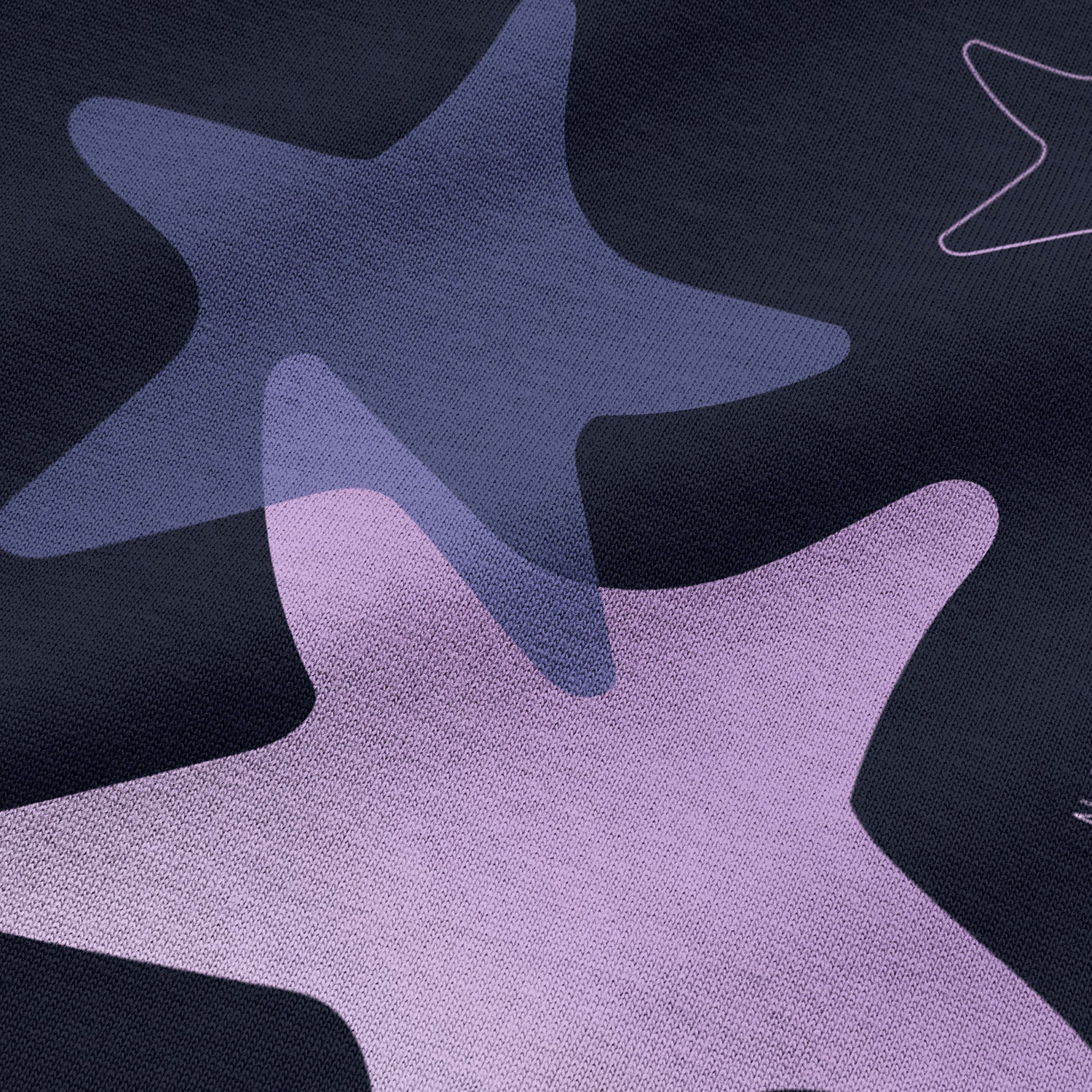 HULL Whispering Stars Tee — oversized french terry graphic streetwear t-shirt