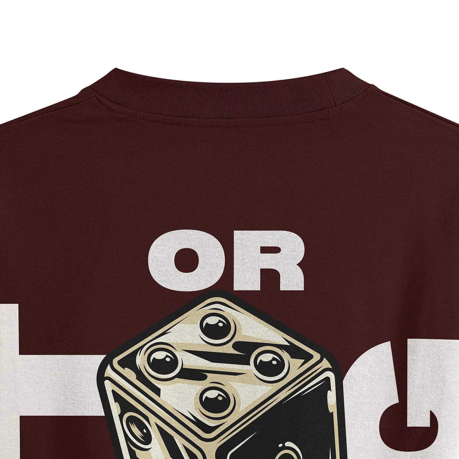 HULL Bet Big Tee — oversized french terry graphic streetwear t-shirt