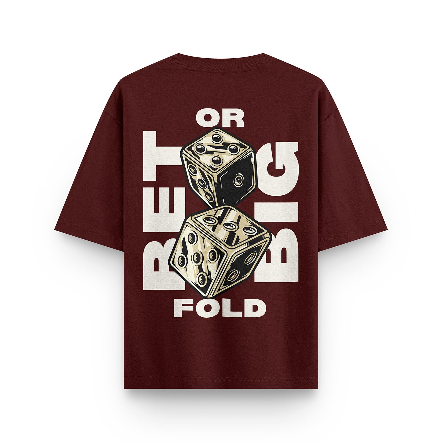 HULL Bet Big Tee — oversized french terry graphic streetwear t-shirt