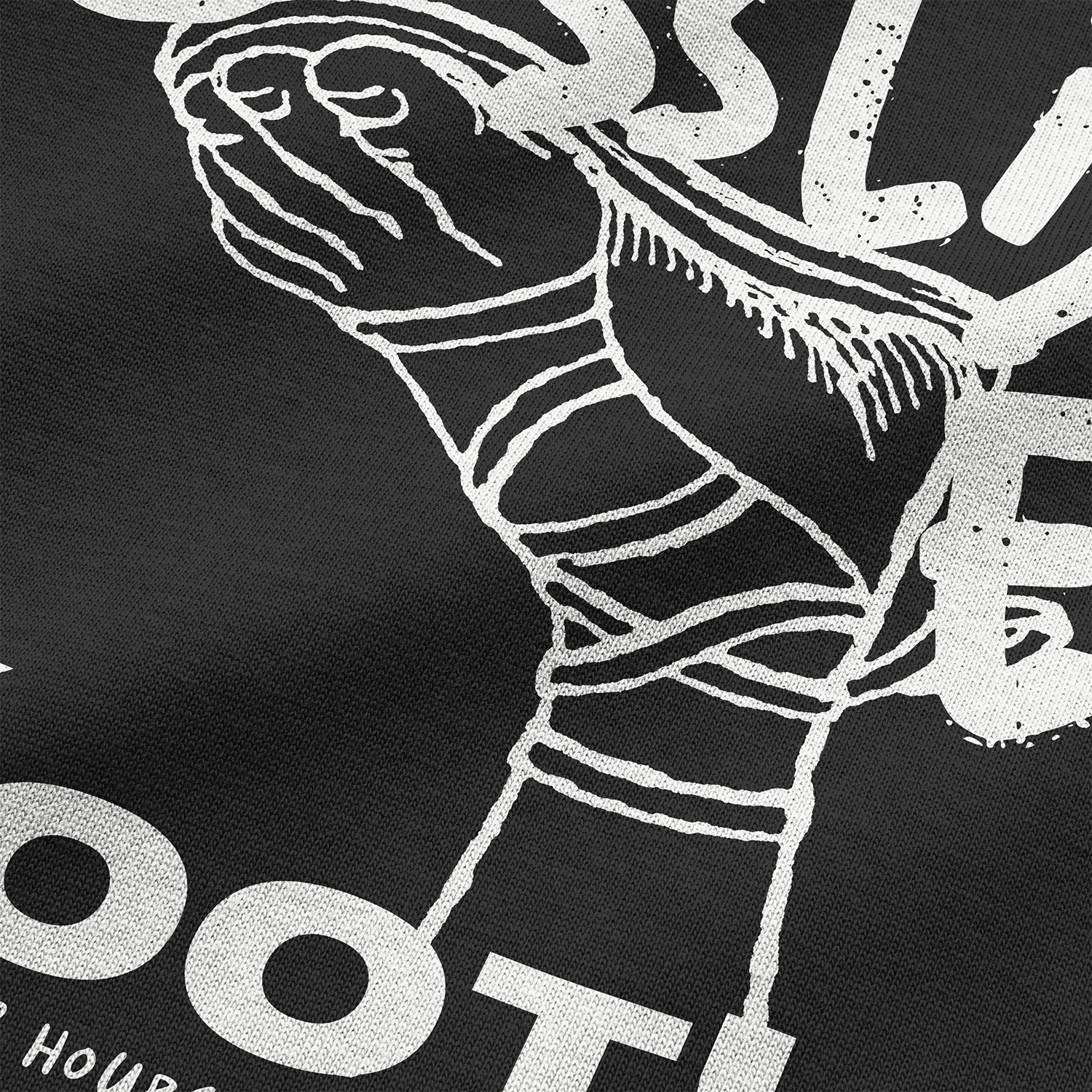 HULL Boss Life Tee — oversized french terry graphic streetwear t-shirt