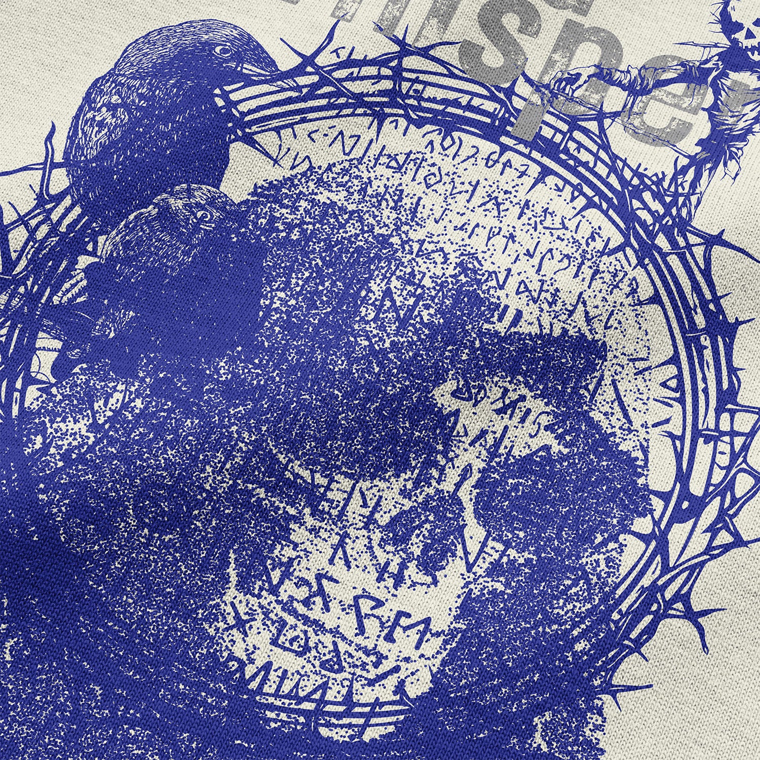 HULL Cursed Whispers Tee — oversized graphic streetwear t-shirt