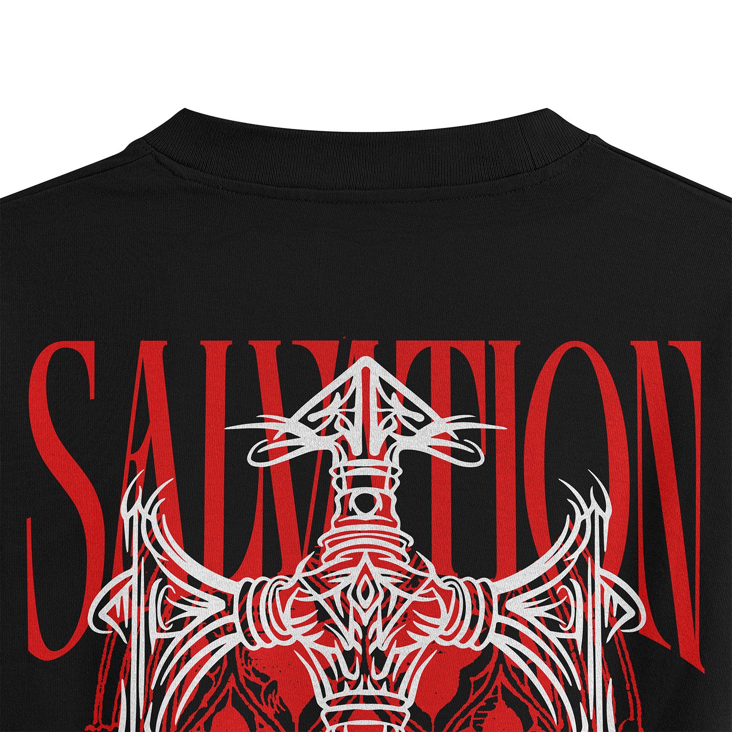 HULL Salvation Tee — oversized french terry graphic streetwear t-shirt