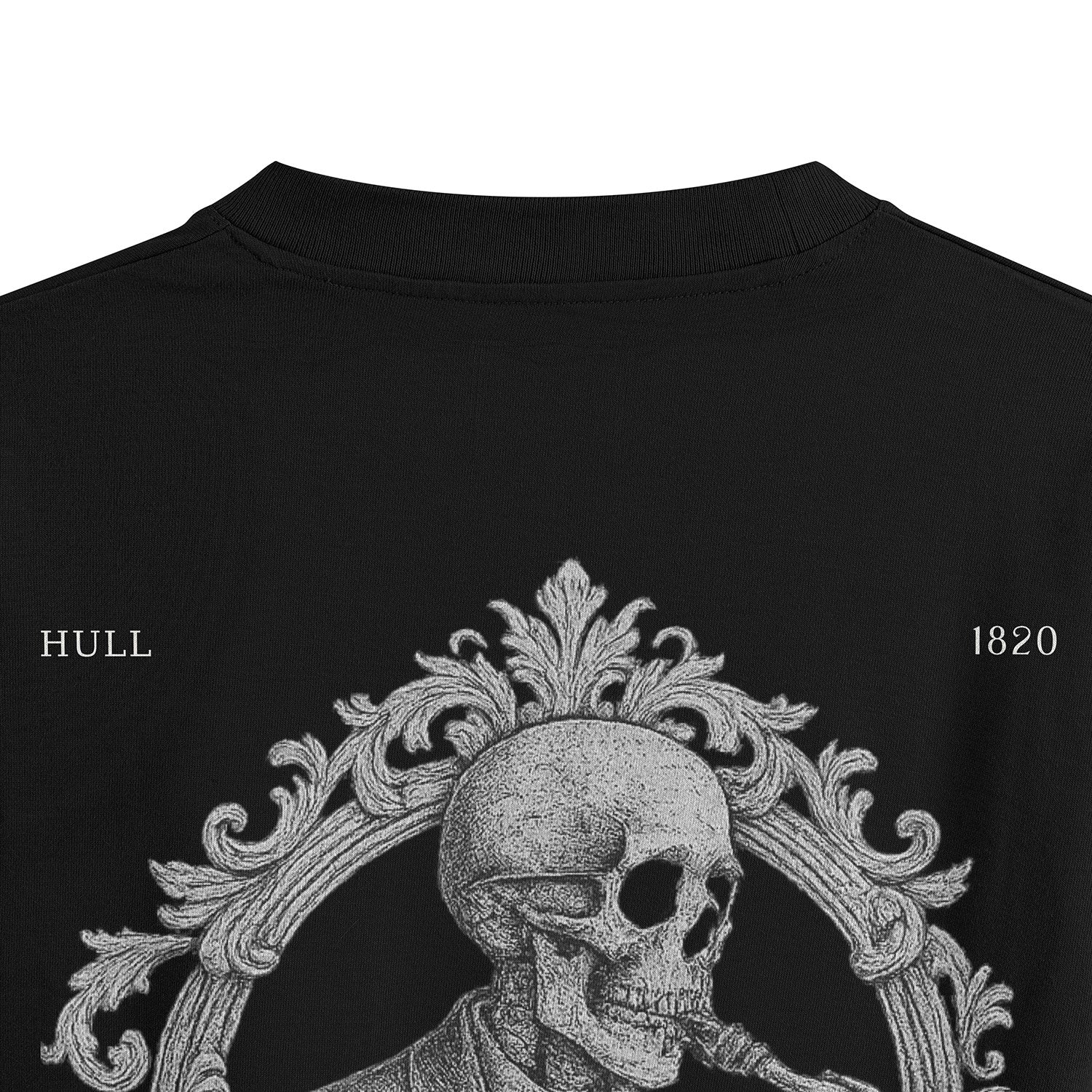 HULL Death Song Tee — oversized french terry graphic streetwear t-shirt