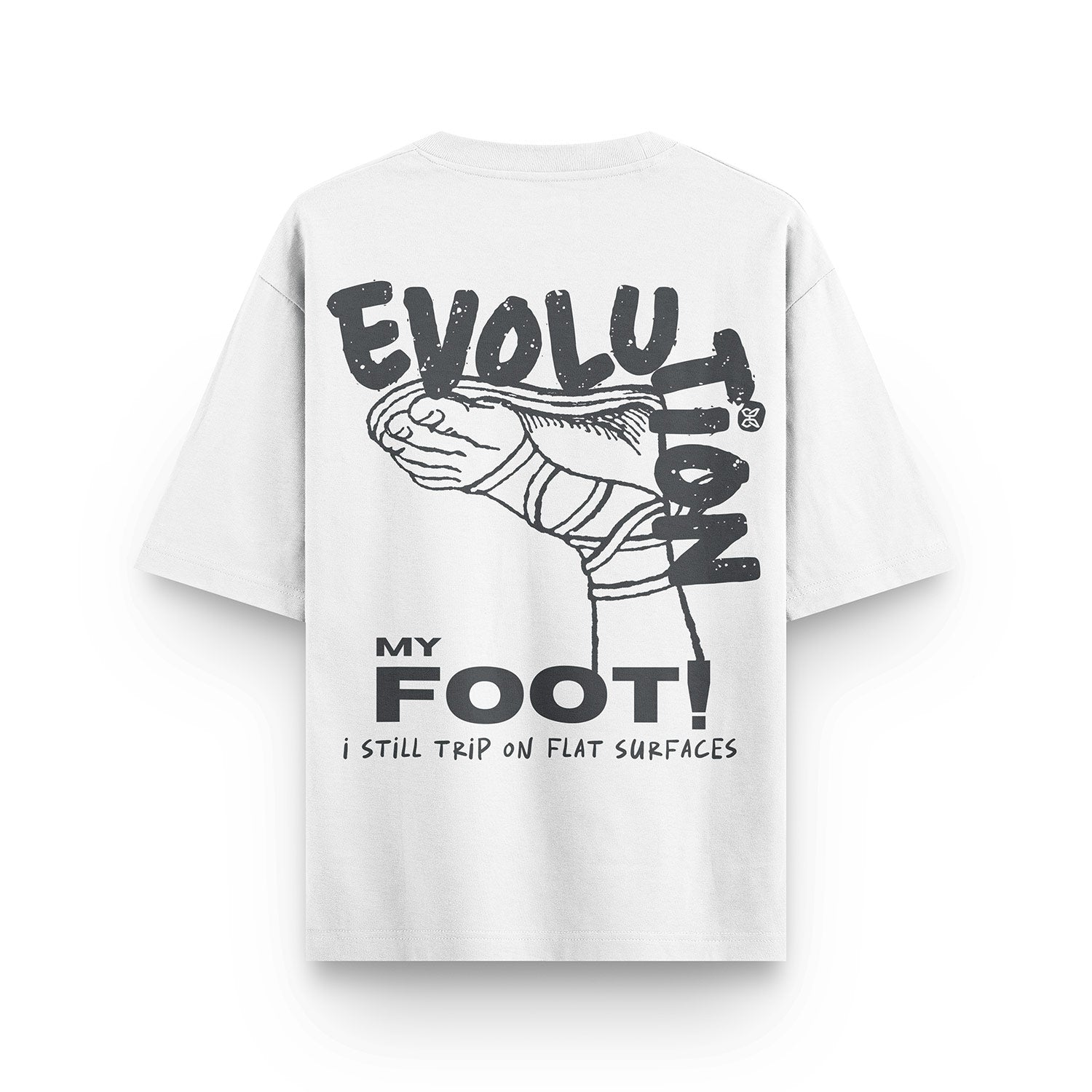 HULL Evolution Tee — oversized french terry graphic streetwear t-shirt
