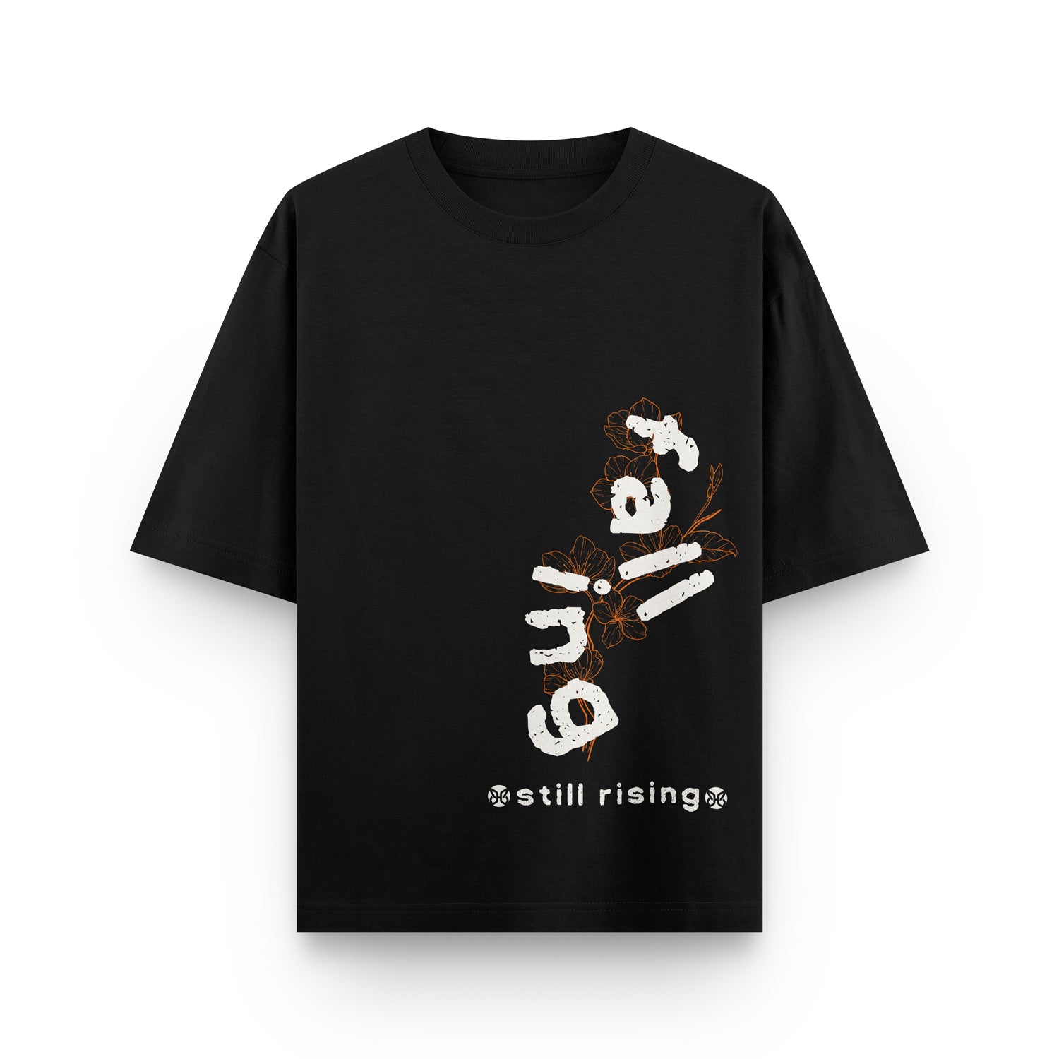 HULL Still Rising Tee — oversized graphic streetwear t-shirt
