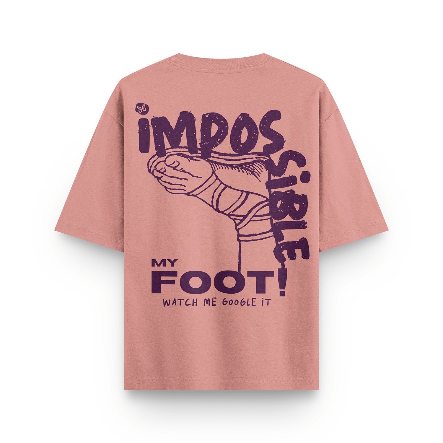 HULL Impossible Tee — oversized french terry graphic streetwear t-shirt
