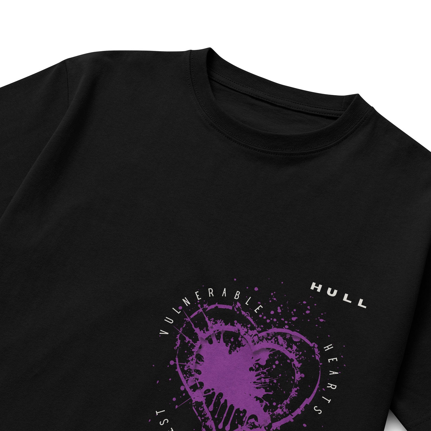 HULL Vulnerable Hearts Tee — relaxed fit graphic streetwear t-shirt