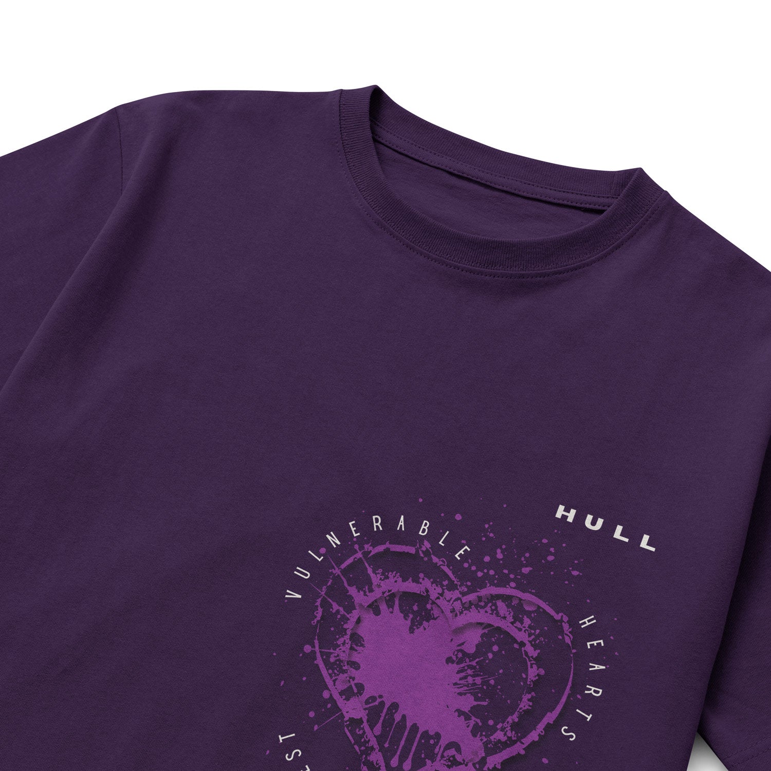 HULL Vulnerable Hearts Tee — relaxed fit graphic streetwear t-shirt