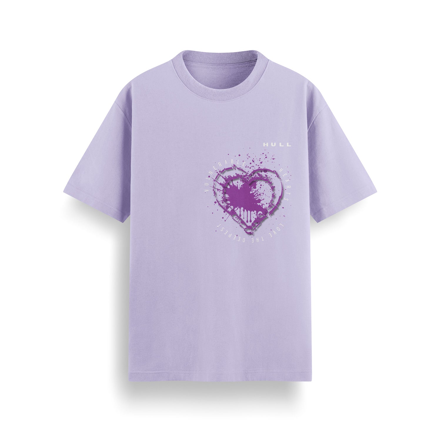 HULL Vulnerable Hearts Tee — relaxed fit graphic streetwear t-shirt