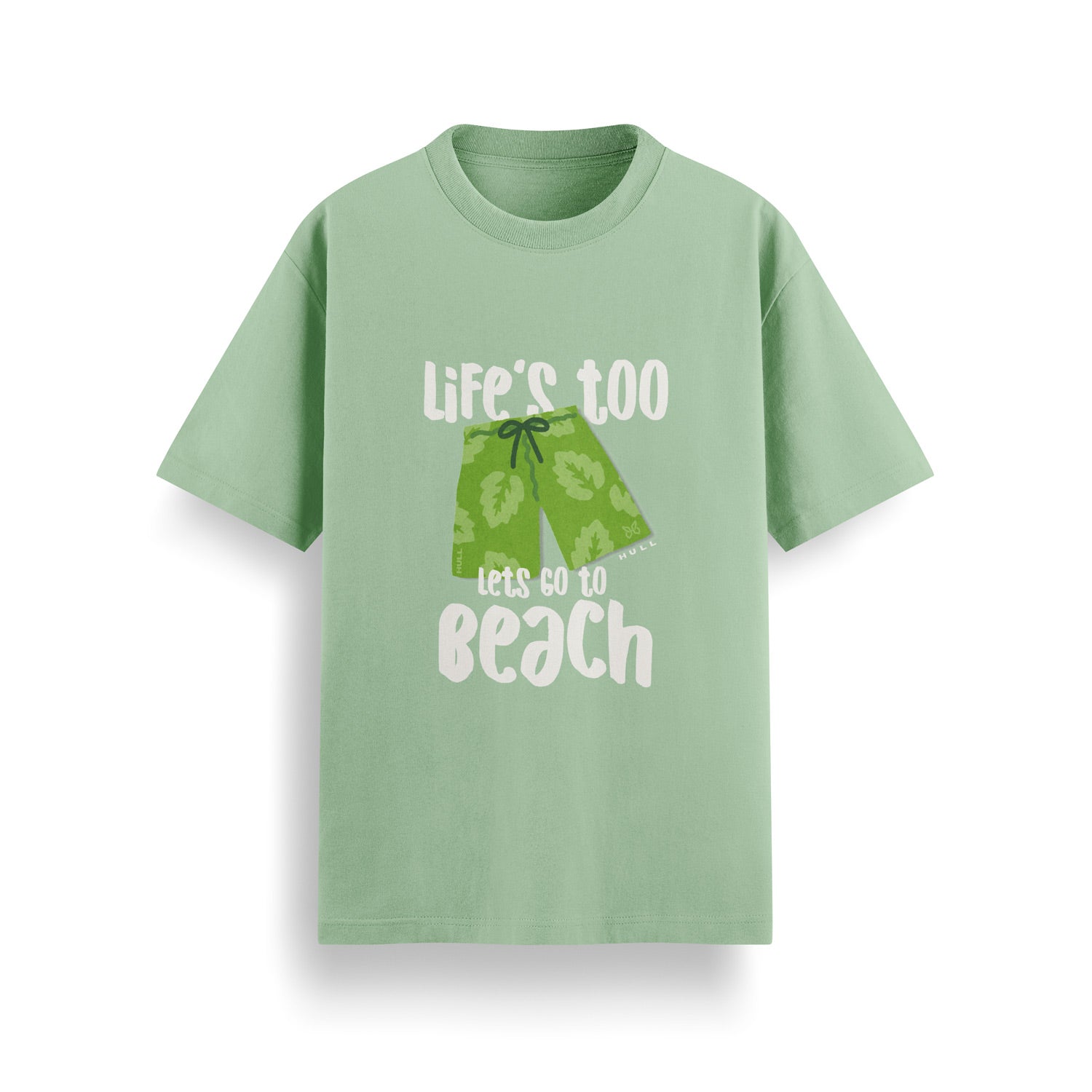 HULL Life’s Too Short Tee — relaxed fit graphic streetwear t-shirt