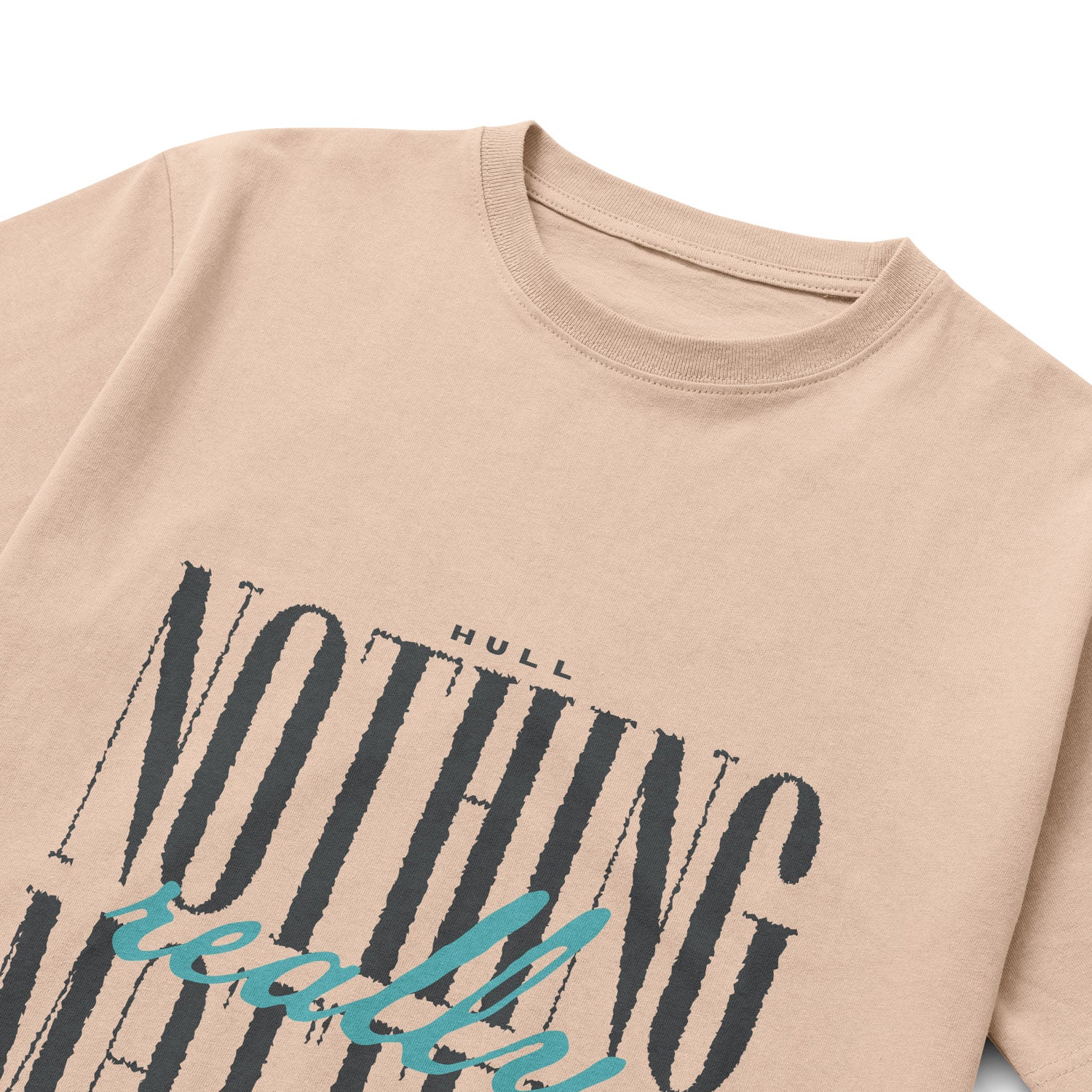 HULL Nothing Really Matters Tee — relaxed fit graphic streetwear t-shirt