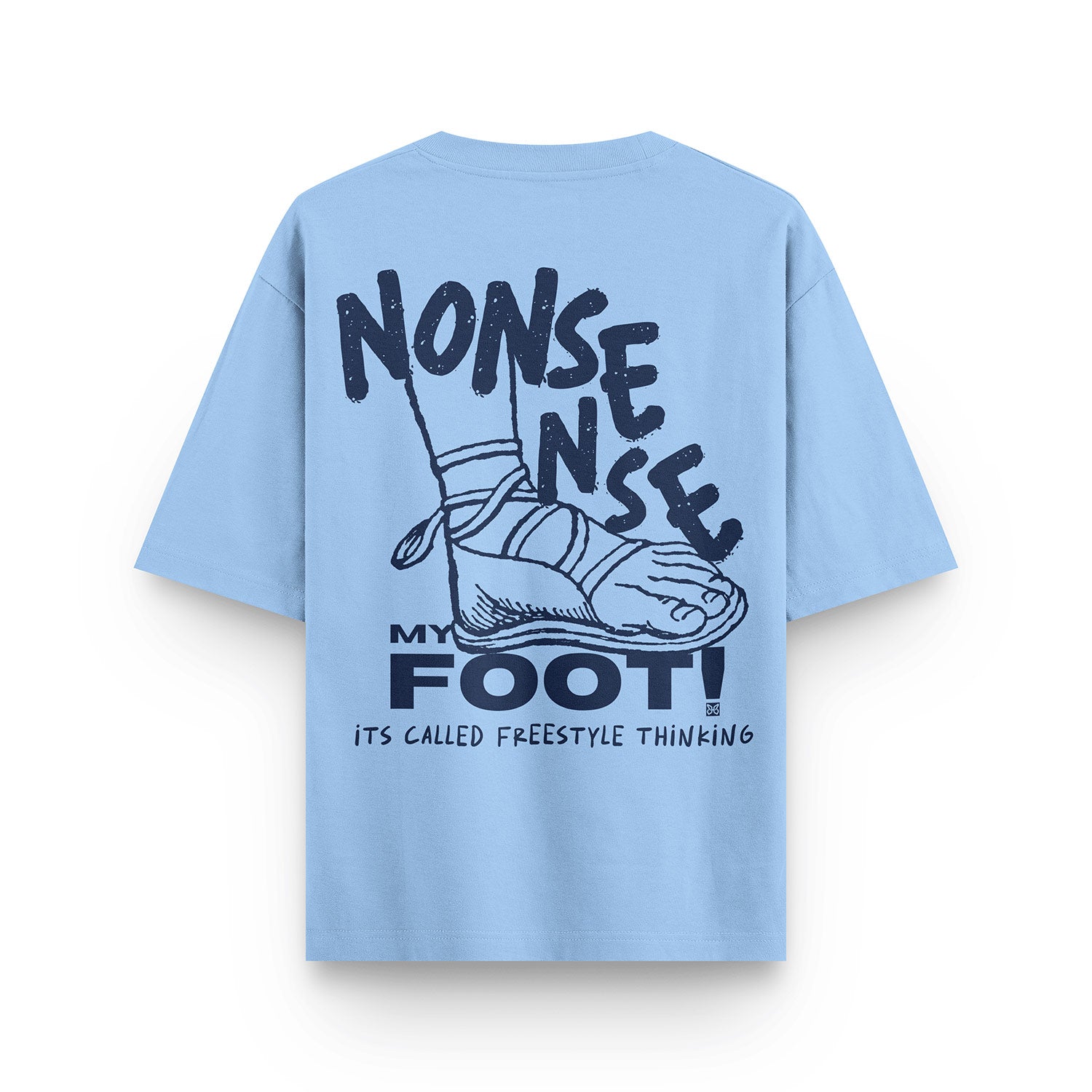 HULL Nonsense Tee — oversized french terry graphic streetwear t-shirt