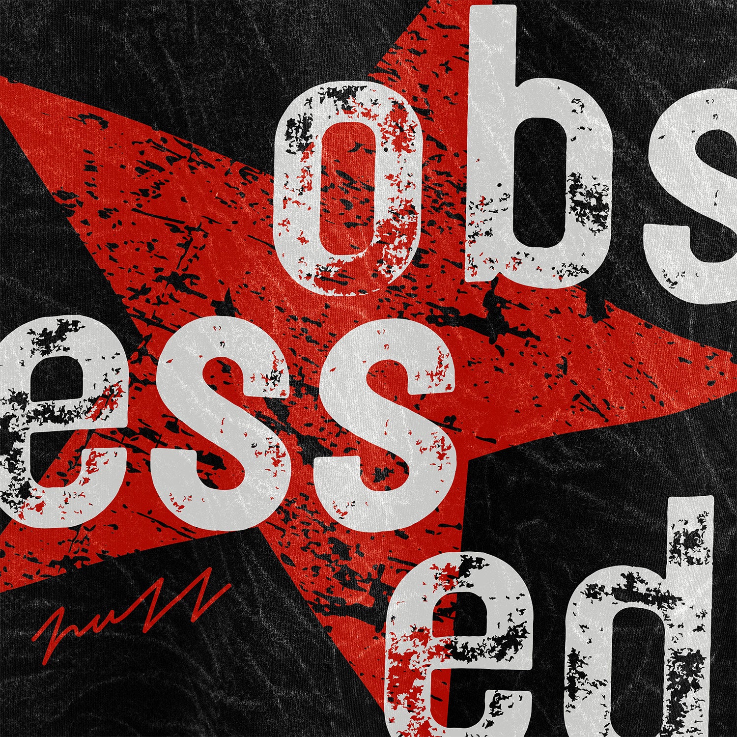 HULL Star Obsessed Tee — oversized vintage wash graphic streetwear t-shirt