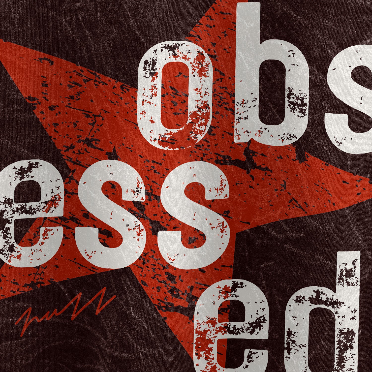 HULL Star Obsessed Tee — oversized vintage wash graphic streetwear t-shirt