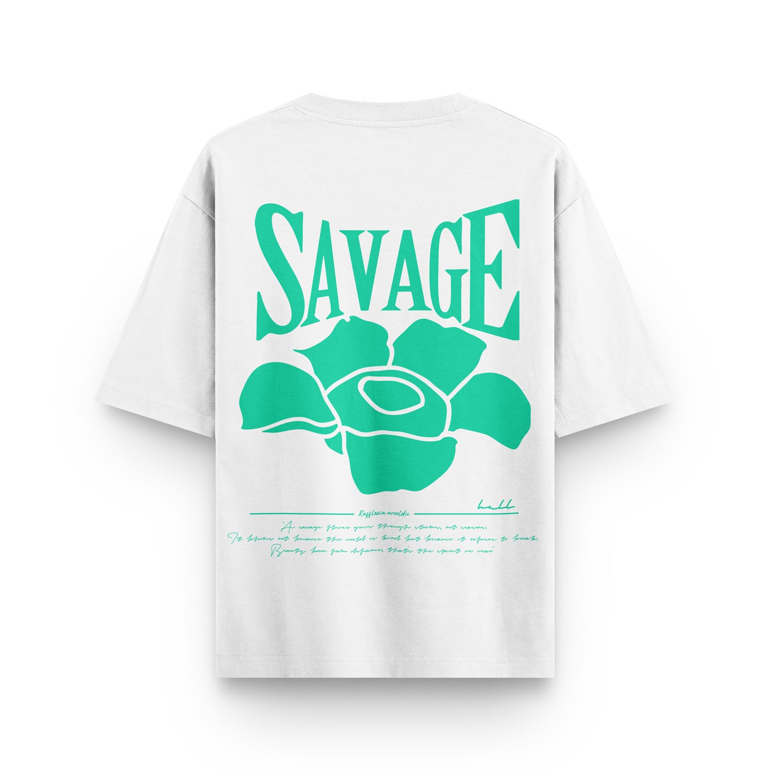 HULL Savage Bloom Tee — oversized graphic streetwear t-shirt