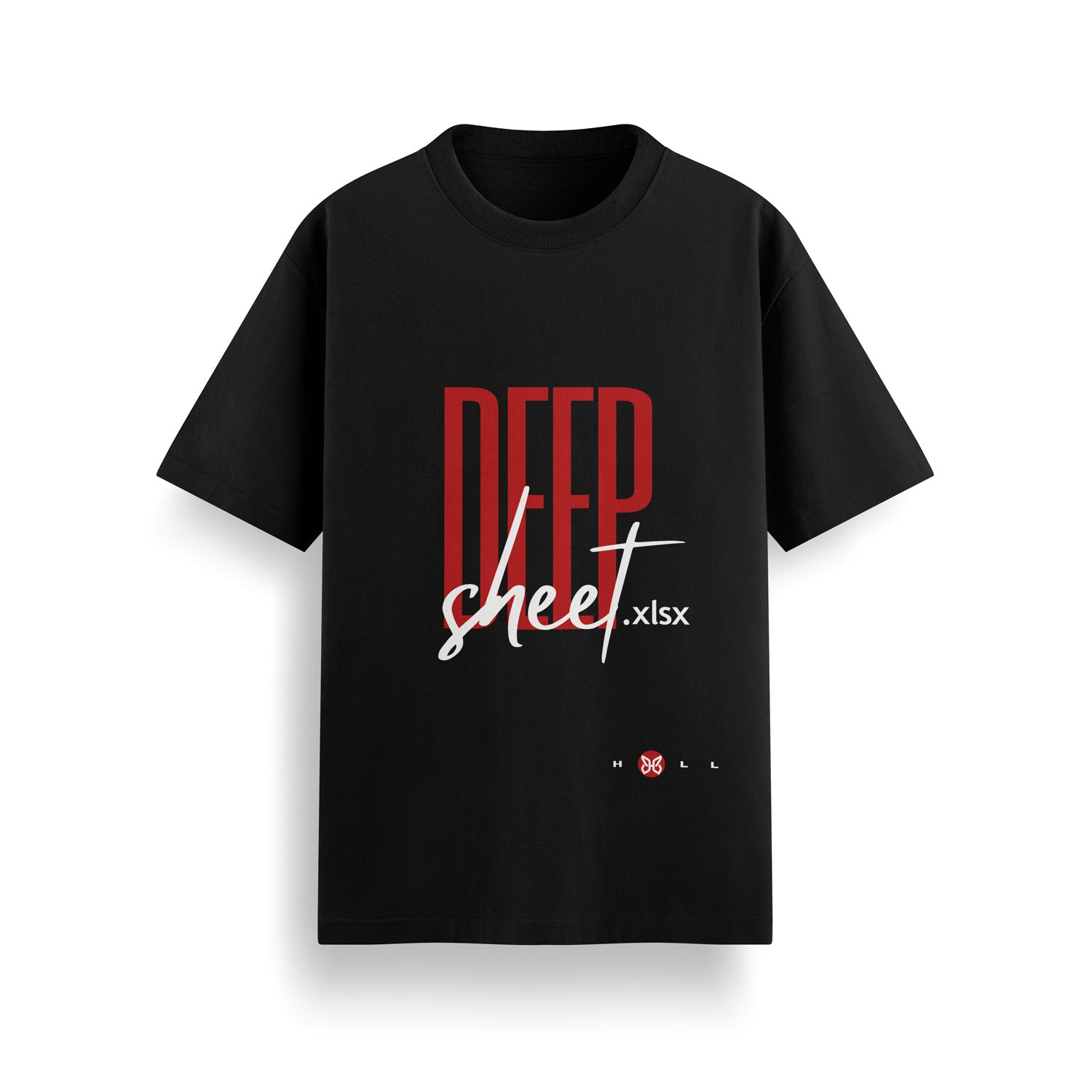 HULL Deep Sheet Tee — relaxed fit graphic streetwear t-shirt