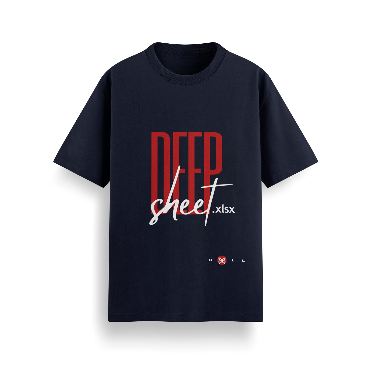 HULL Deep Sheet Tee — relaxed fit graphic streetwear t-shirt