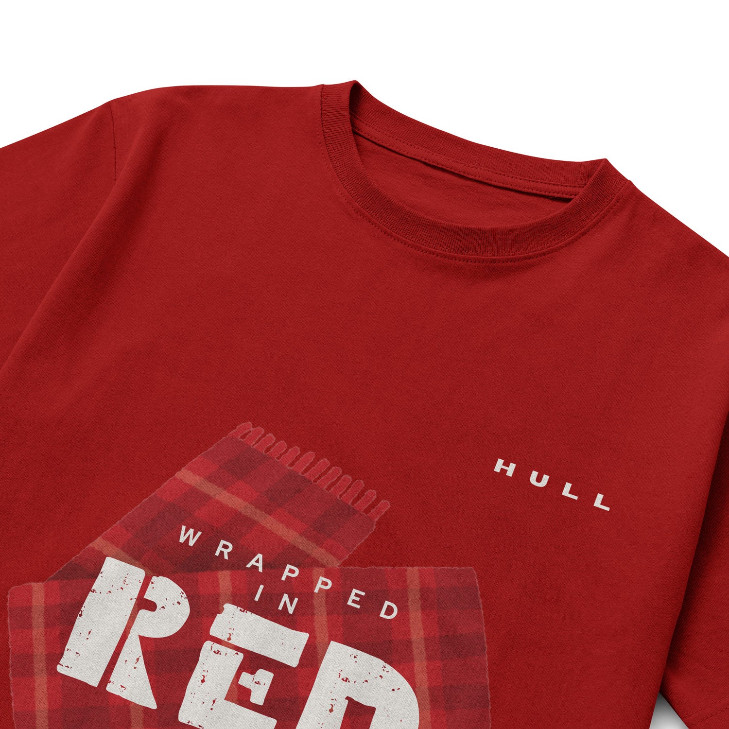 HULL Wrapped In Red Tee — relaxed fit graphic streetwear t-shirt